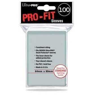 Standaard sleeves Pro-Fit per 100 stuks