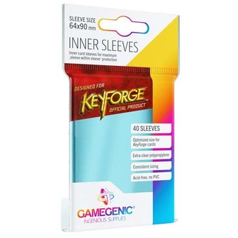 Keyforge Inner Sleeves 64x90mm per 40 stuks