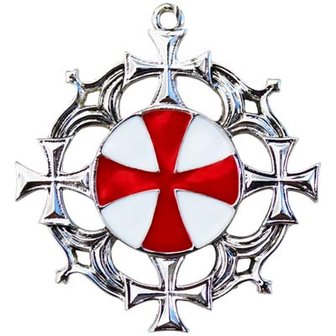 Knights Templar hanger Solar Cross