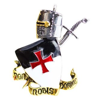 Knights Templar hanger Non Nobis Domine