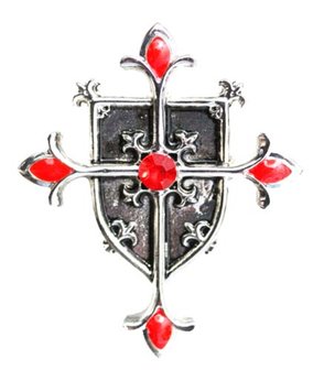 Knights Templar hanger Shield Cross