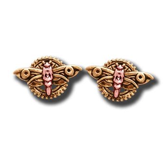 Engineerium Steampunk sieraden, Magradores Moth Earrings