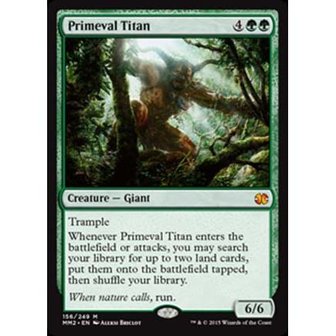 Modern Masters Card: Primeval Titan