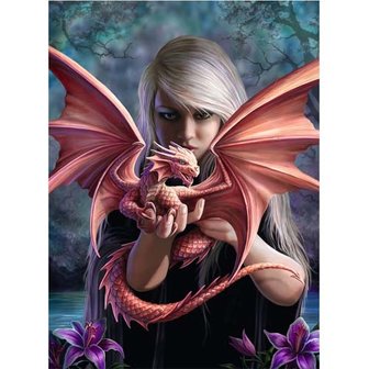 Puzzel Dragongirl van Anne Stokes