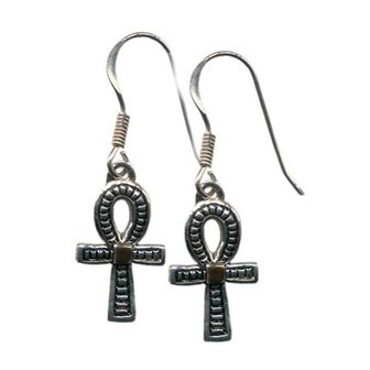 Jewels of Atum Ra, Ankh Earrings