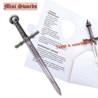 Minisword, Templar zilverkleurig