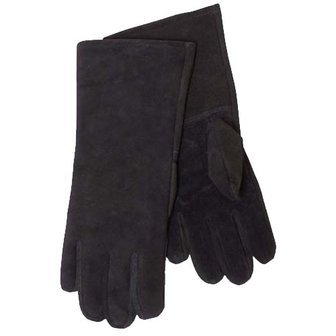 Handschoenen van zwart leer