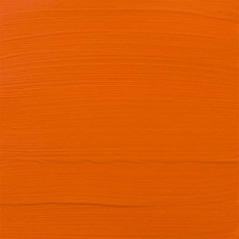 Amsterdam Acrylverf Azo-Oranje 276 in tube van 120ml voorbeeld