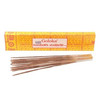 Goloka Nag champa in doosje van 16 gram