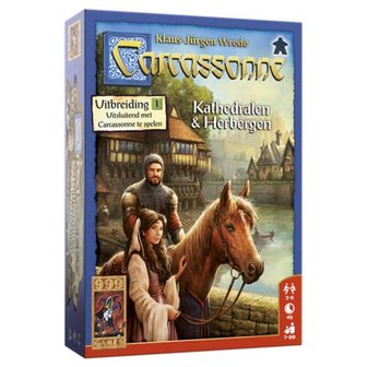 Carcassonne: Uitbreiding Kathedralen en Herbergen