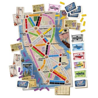 Ticket to Ride New York NL open gelegd