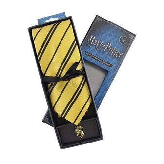 Stropdas en Pin Deluxe Box Hufflepuff