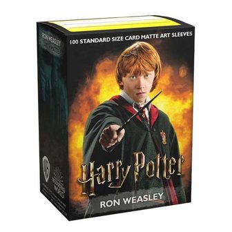 100 Card Sleeves Standaard Dragonshield Art Ron Weasley