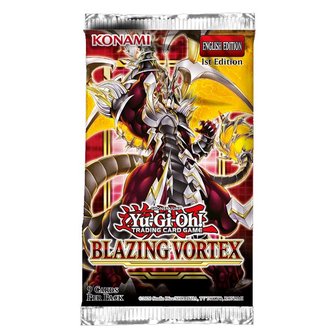 Yu-Gi-Oh! Blazing Vortex Booster met 9 kaarten