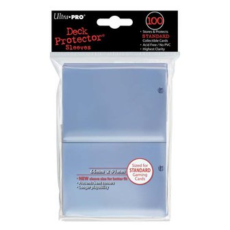 Cards Sleeves Standaard Clear per 100 stuks