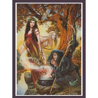 Art Mythical Prints Triple Goddess van Briar