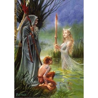 Briar wenskaart Lady of the Lake