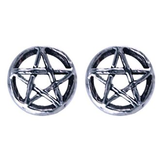 Ringed Pentagram Oorstekers