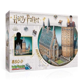 Harry Potter 3D Great Hall van 850 stukjes