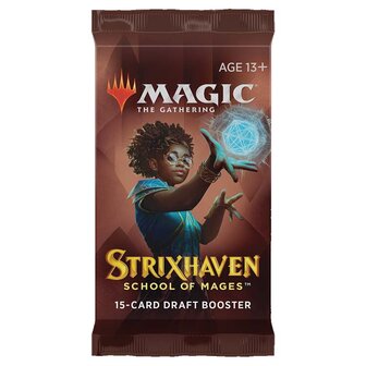  Magic: the Gathering: Strixhaven School of Mages booster met 15 kaarten