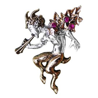 Briar Bestiary Pan Brooche