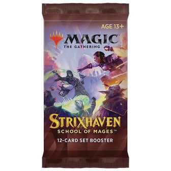 Magic: the Gathering: Strixhaven School of Mages set booster met 12 kaarten