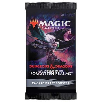  Magic: the Gathering: Dungeons and Dragons Forgotten Realms Booster met 15 kaarten
