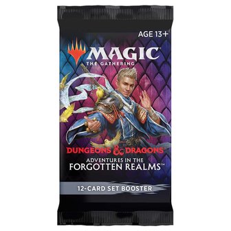  Magic: the Gathering: Dungeons and Dragons Forgotten Realms Set Booster met 12 kaarten