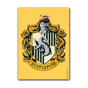 Dragonshield Cards Sleeves Standaard Art Hufflepuff per 100 stuks Achterkant