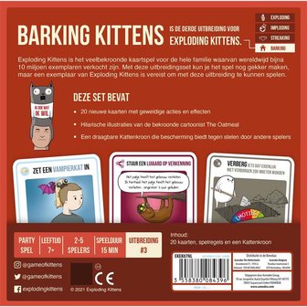 Barking Kittens Expansion Nederlandstalige Versie achterkant