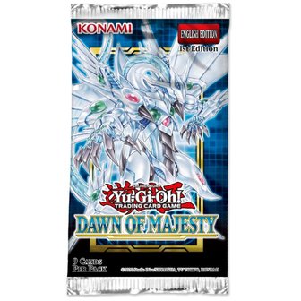 Yu-Gi-Oh! Dawn of Majesty Booster met 9 kaarten