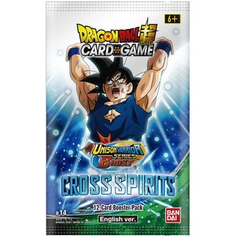 Dragon Ball Cross Spirits Booster met 12 kaarten