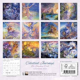 Josephine Wall Mini Calendar 2022, Achterkant