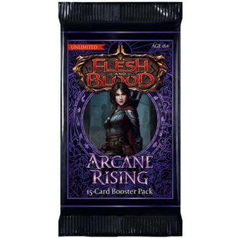 Flesh and Blood: Arcane Rising Unlimited Booster met 16 kaarten
