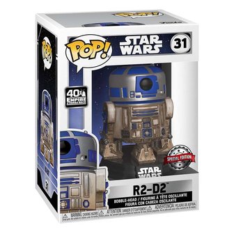 Star Wars POP! Movies Vinyl Figure Dagobah R2-D2 in doos
