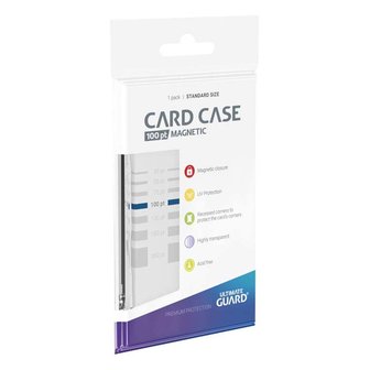 Magnetic Card Case 100pt in verpakking