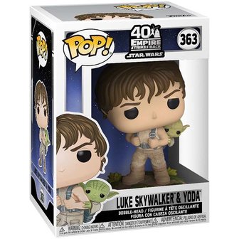 Star Wars POP! Movies Vinyl Figure Star Wars - Training Luke with Yoda No.363 in doos