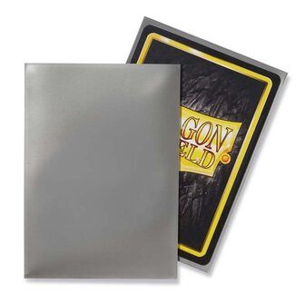 Dragonshield Cards Sleeves Standaard Silver per voorbeeld