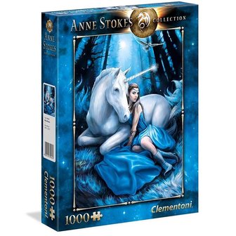 Puzzel Blue Moon van Anne Stokes met 1000 stukjes