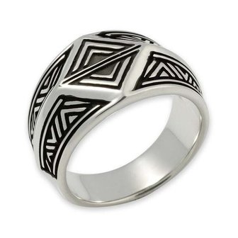 Hobbit Ring, Dwerg Bofur van Massief Zilver