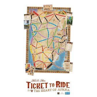 Ticket to Ride Afrika open gelegd