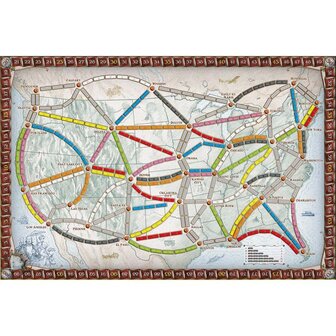 Ticket to Ride USA NL Bord