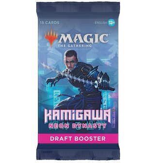 Magic: the Gathering: Kamigawa Neon Dynasty Draft Booster met 15 kaarten