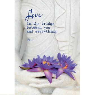 Ansichtkaart, Love is the Bridge