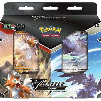 Pok&eacute;mon Sword &amp; Shield BrilliantBattle Decks Bundle Lycanroc V Vs. Corviknight V