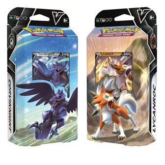 Pok&eacute;mon Sword &amp; Shield BrilliantBattle Decks Bundle Lycanroc V Of Corviknight V