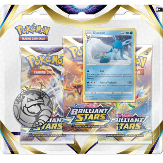 Pok&eacute;mon Sword &amp; Shield Brilliant Stars 3B Blister Glaseon