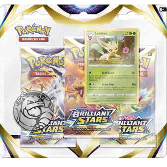 Pok&eacute;mon Sword &amp; Shield Brilliant Stars 3B Blister Leafeon