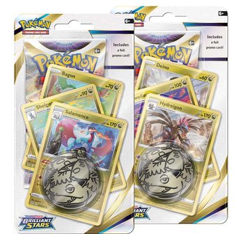 Pok&eacute;mon Sword &amp; Shield Brilliant Stars Premium Blisters