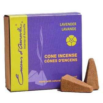 Encens d&#039;Auroville Lavender kegel wierook